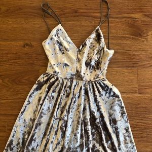 Velvet romper from urban outfitters